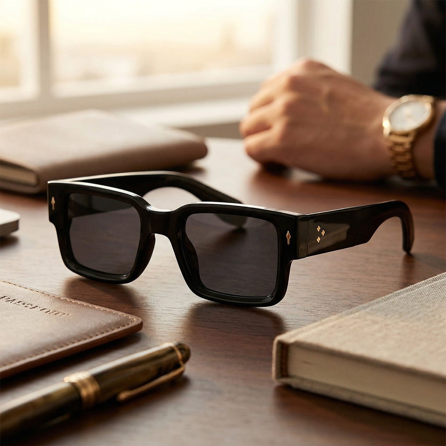 VENEZIA | Thick Square Sunglasses