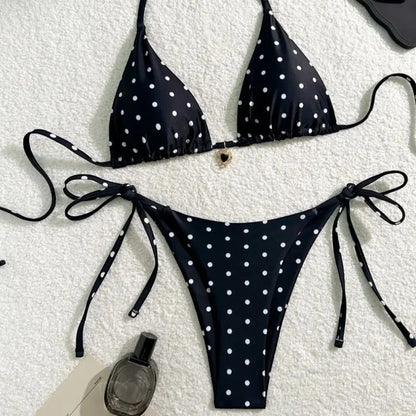 Sofia Polka Dot Bikini Set