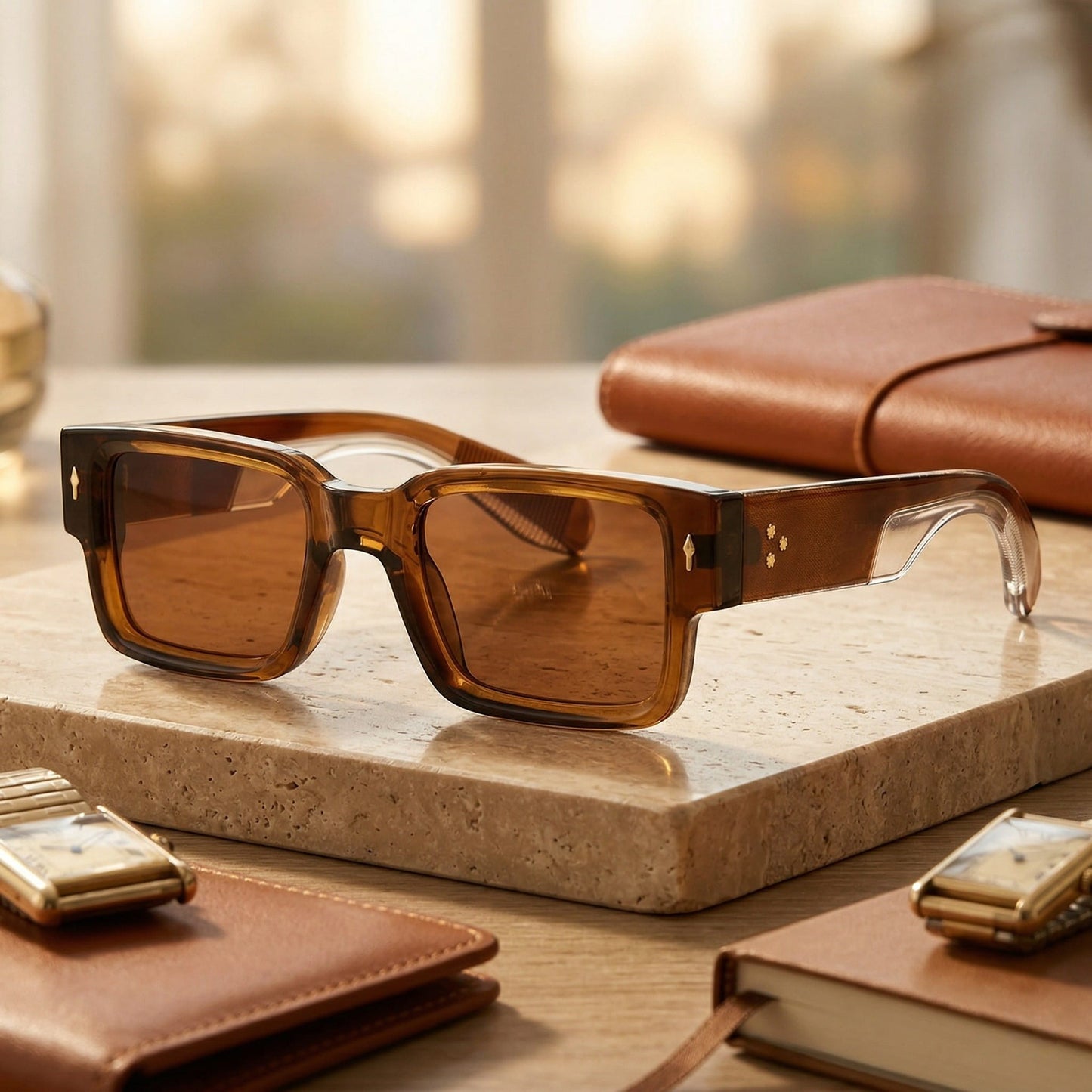 VENEZIA | Thick Square Sunglasses