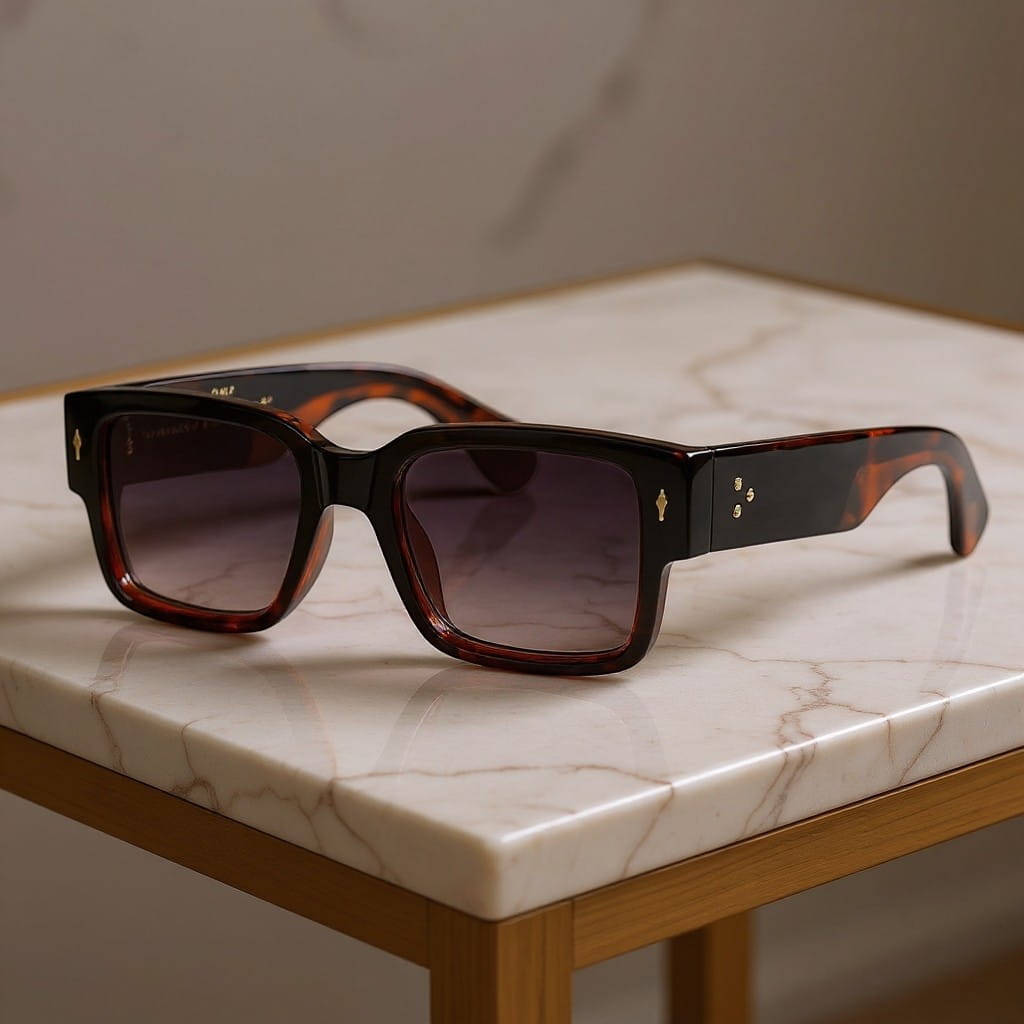 VENEZIA | Thick Square Sunglasses