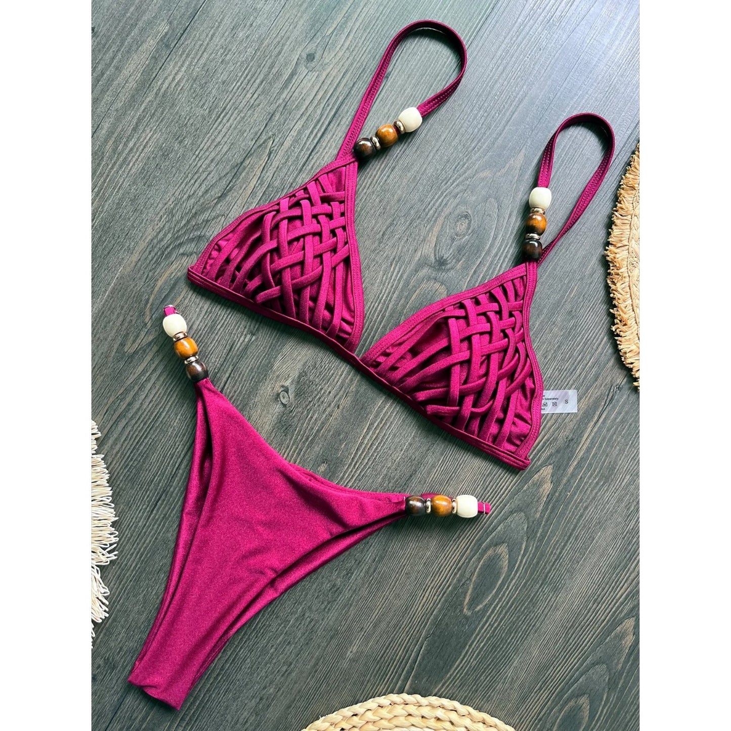 Sora Woven Bikini Set