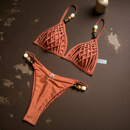 Sora Woven Bikini Set