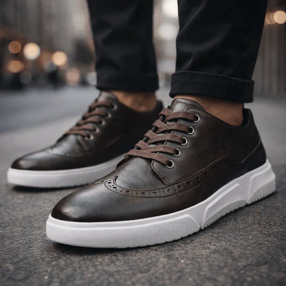 Luca Leather Brogue Sneaker