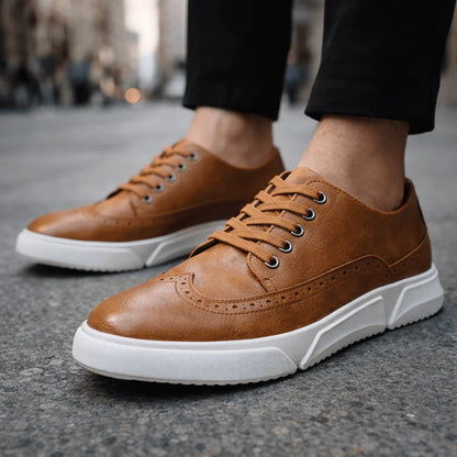 Luca Leather Brogue Sneaker