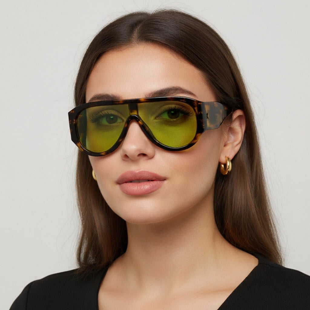 CAPRI | Oversized Pilot Sunglasses