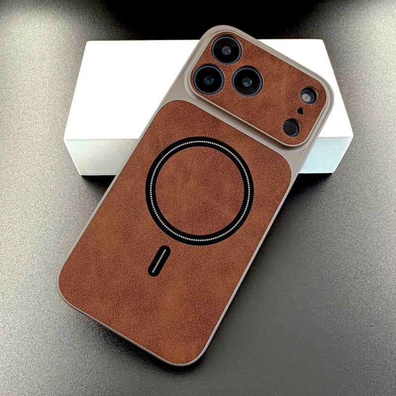 Faux Leather MagSafe Case