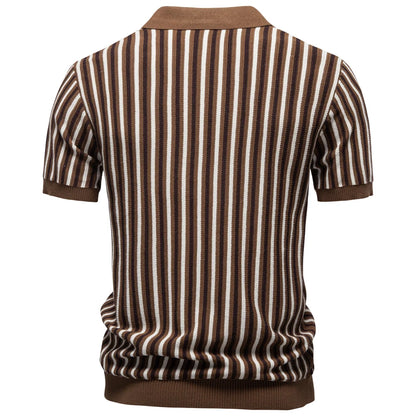 CORSO | Retro Stripe Polo Shirt