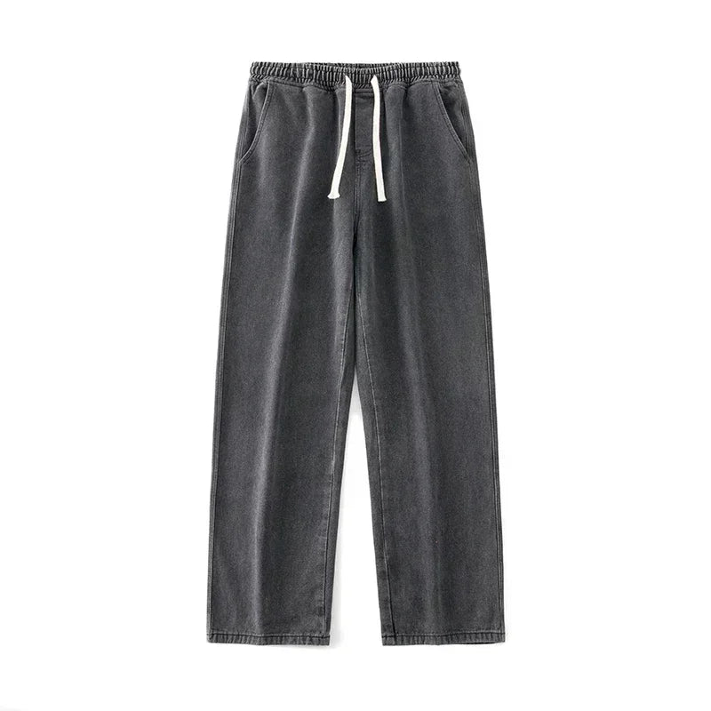 Adam | Elastic Wide-Leg Jeans