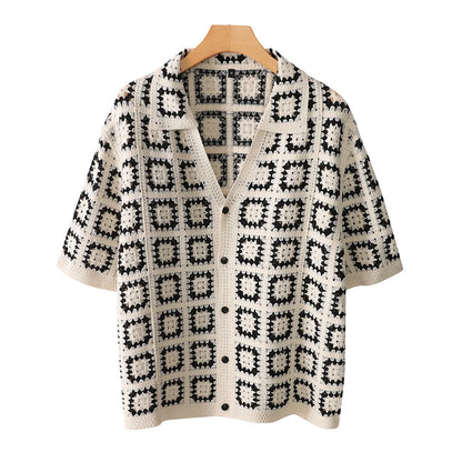 Enzo | Knit Pattern Shirt