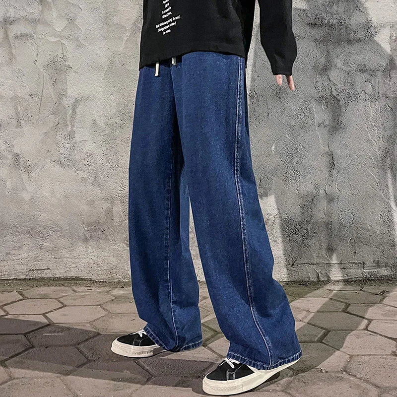 Adam | Elastic Wide-Leg Jeans