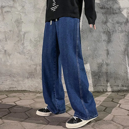 Adam | Elastic Wide-Leg Jeans