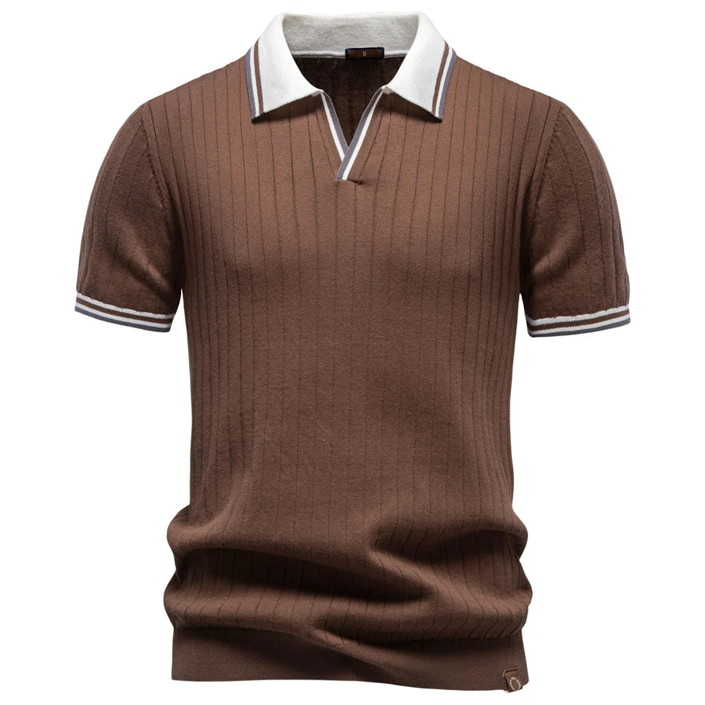LUCA | Tipped Collar Polo Shirt