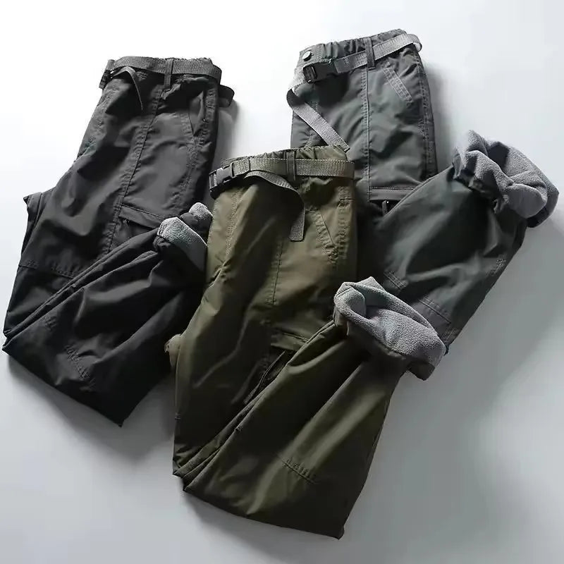 BORMIO | Fleece-Lined Cargo Pants