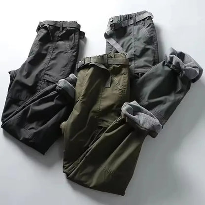 BORMIO | Fleece-Lined Cargo Pants