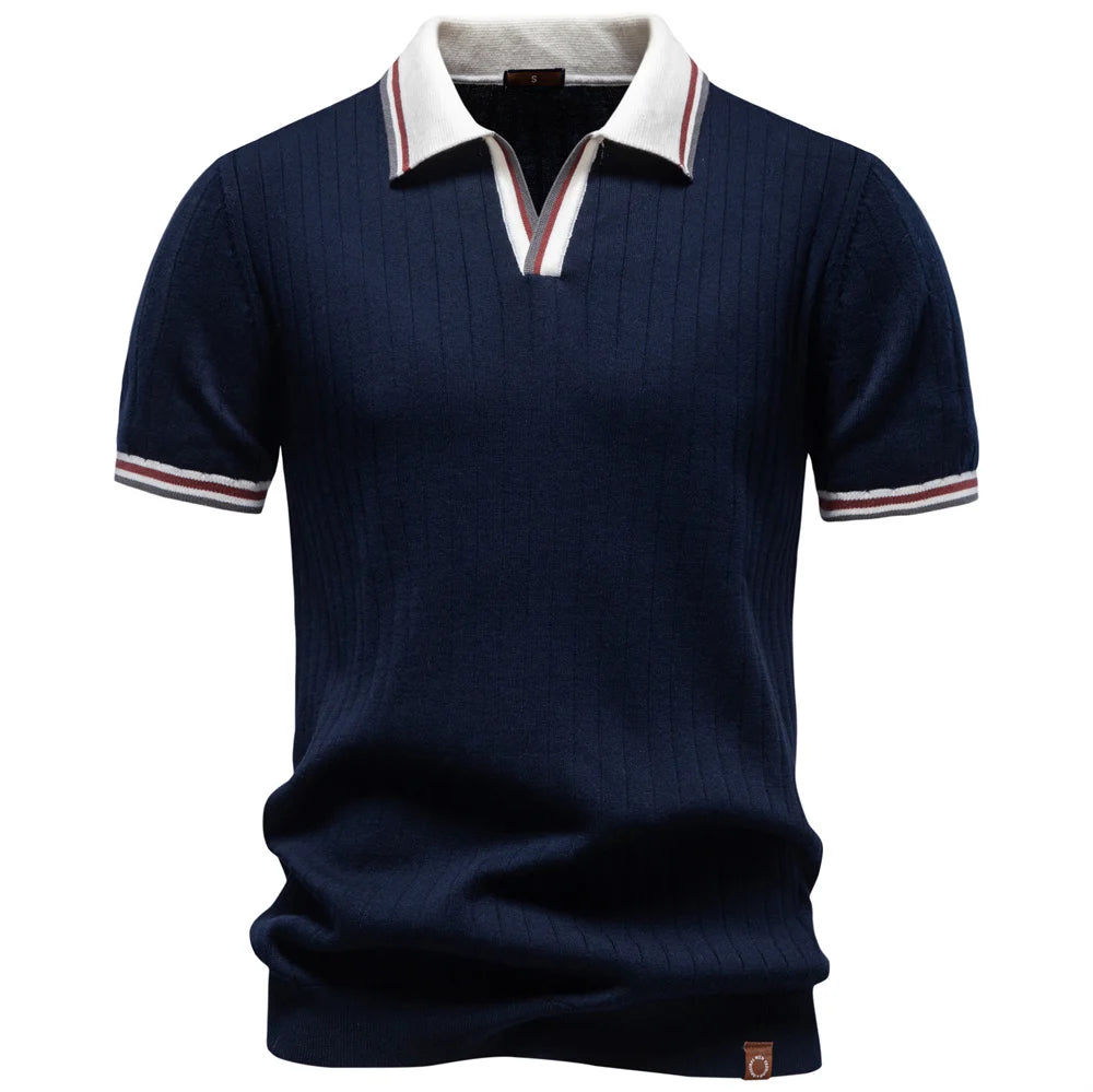 LUCA | Tipped Collar Polo Shirt