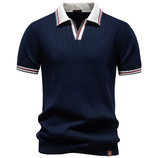 LUCA | Tipped Collar Polo Shirt