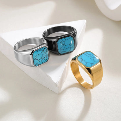 Turquoise Signet Ring