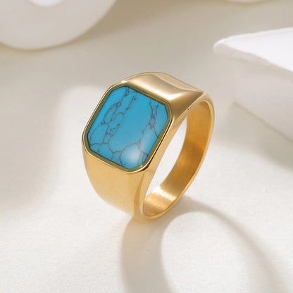 Turquoise Signet Ring