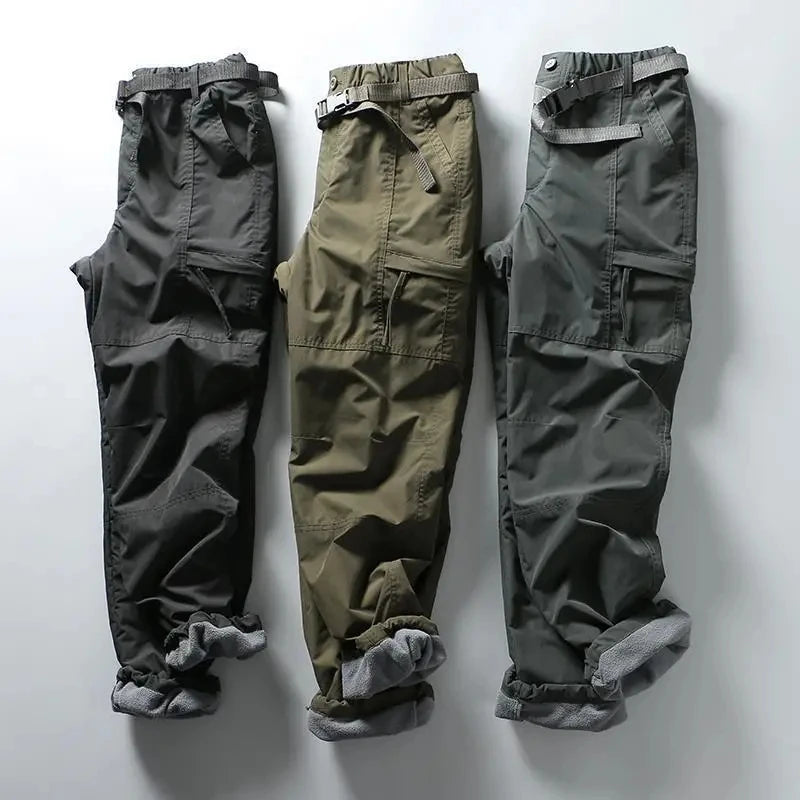 BORMIO | Fleece-Lined Cargo Pants