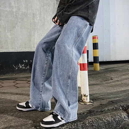 Adam | Elastic Wide-Leg Jeans