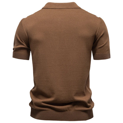 OLIVER | Vertical Stripe Polo Shirt