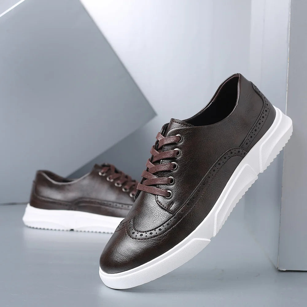 Luca Leather Brogue Sneaker
