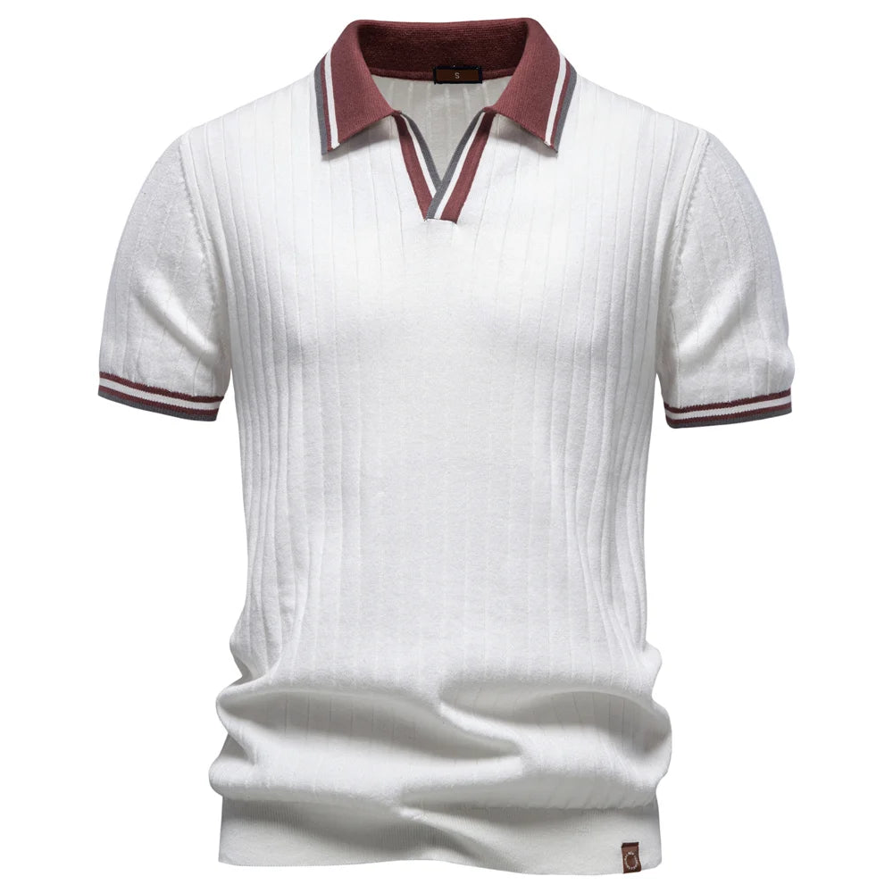 LUCA | Tipped Collar Polo Shirt