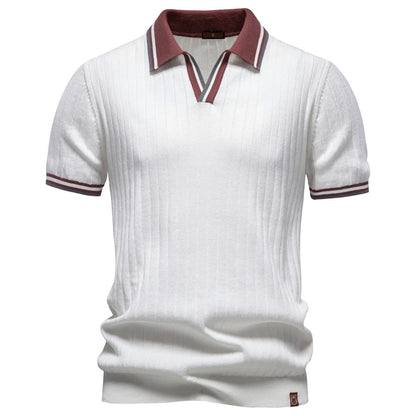 LUCA | Tipped Collar Polo Shirt