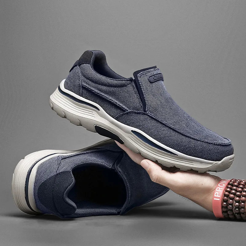 ROMANO | Canvas Slip-On Loafers