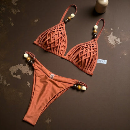 Sora Woven Bikini Set