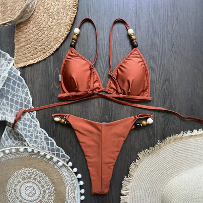 Sora Woven Bikini Set