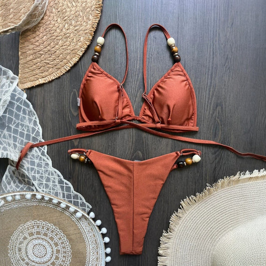 Sora Woven Bikini Set