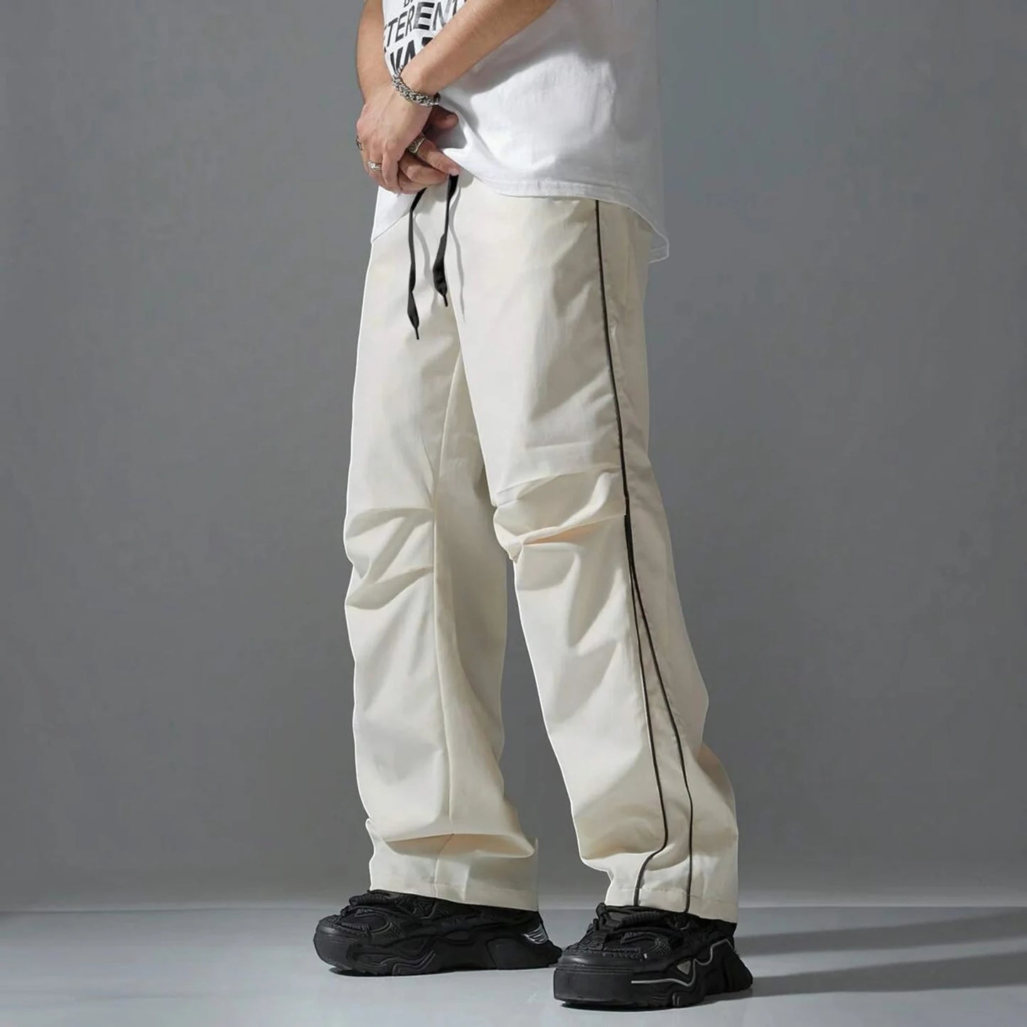 NIKO | Wide Leg Track Pants