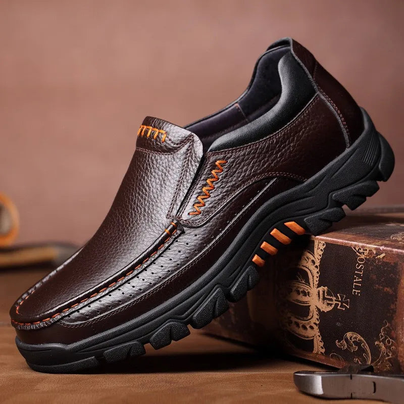 Gianni | Leather Slip-On Shoes