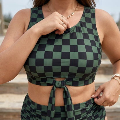 Kira Check Bikini Set