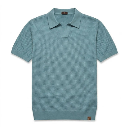 LINO | Waffle Knit Polo Shirt