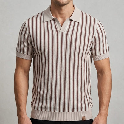 CORSO | Retro Stripe Polo Shirt