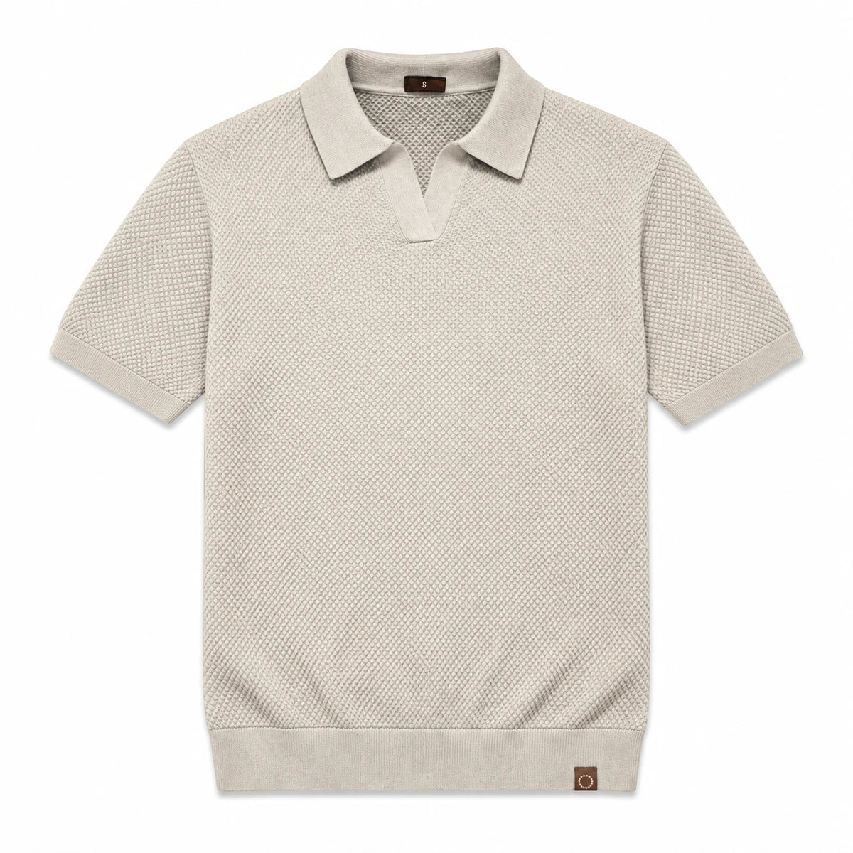 LINO II | Waffle Knit Polo Shirt