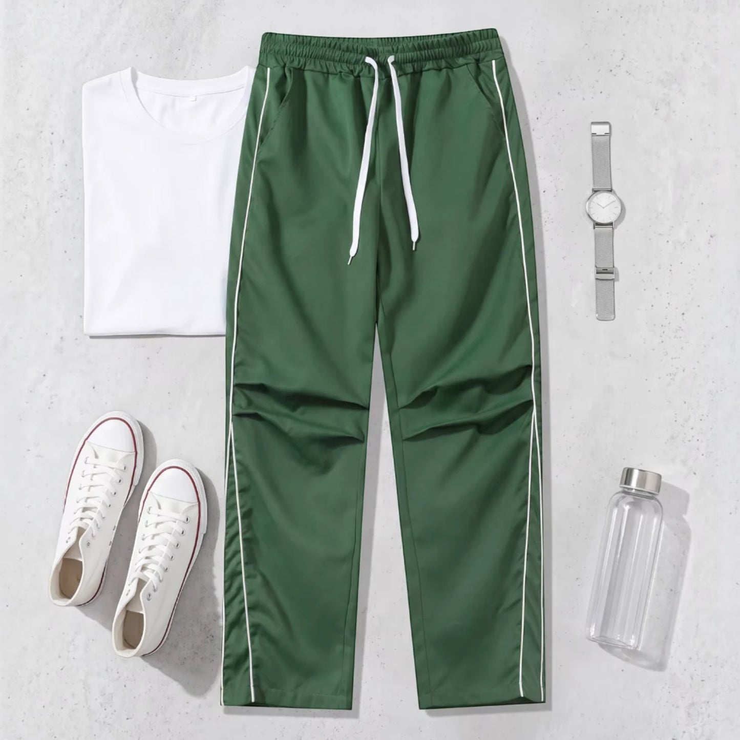 NIKO | Wide Leg Track Pants