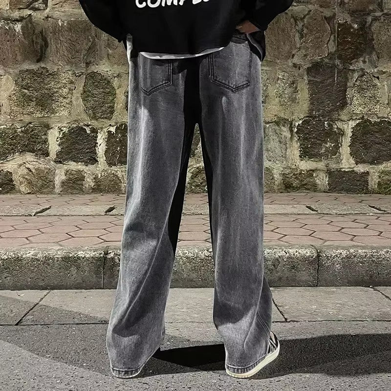 Adam | Elastic Wide-Leg Jeans