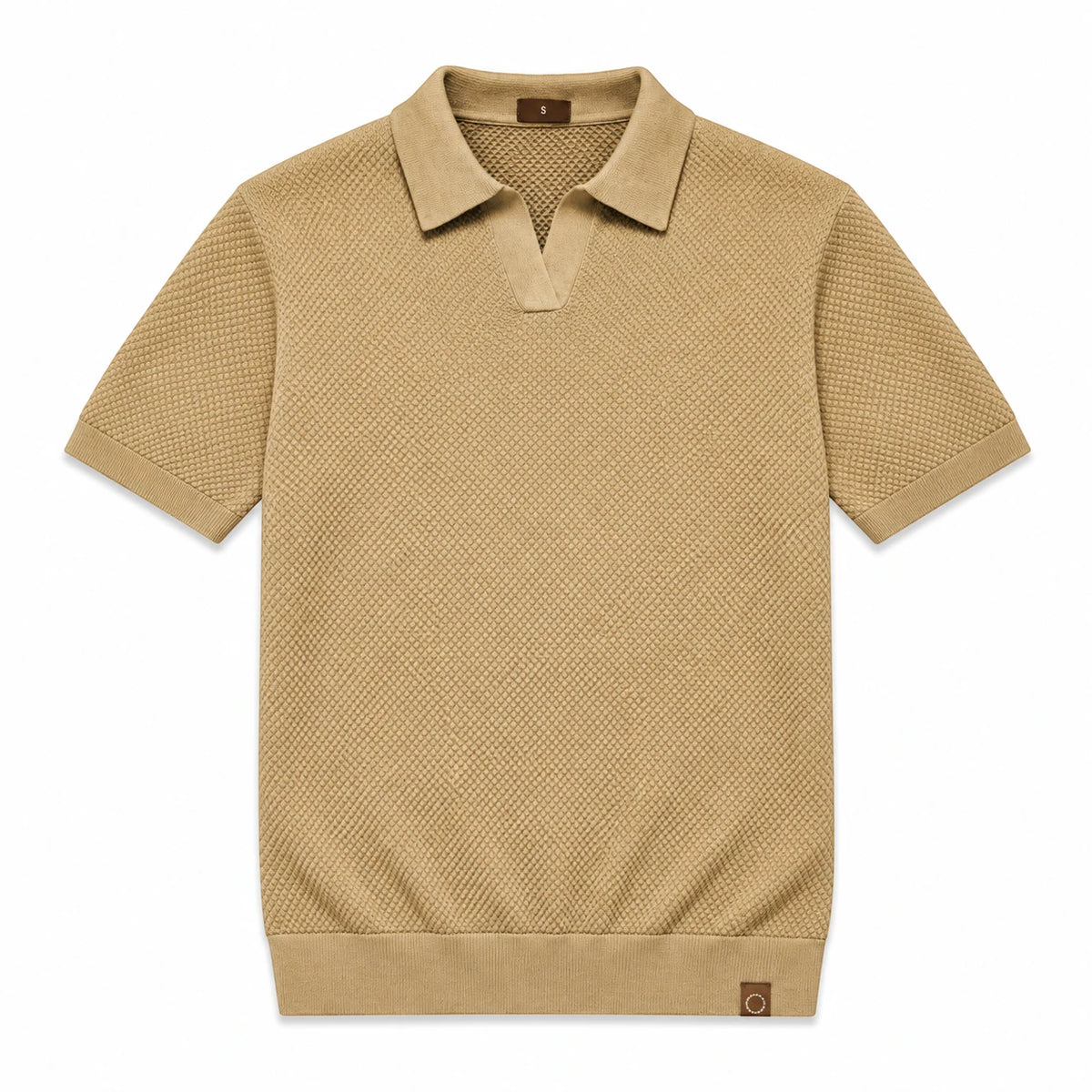 LINO II | Waffle Knit Polo Shirt