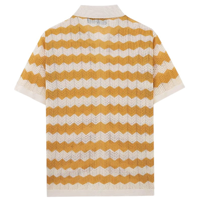 Leo | Crochet Knit Shirt