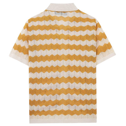 Leo | Crochet Knit Shirt