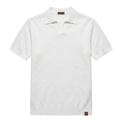 LINO | Waffle Knit Polo Shirt