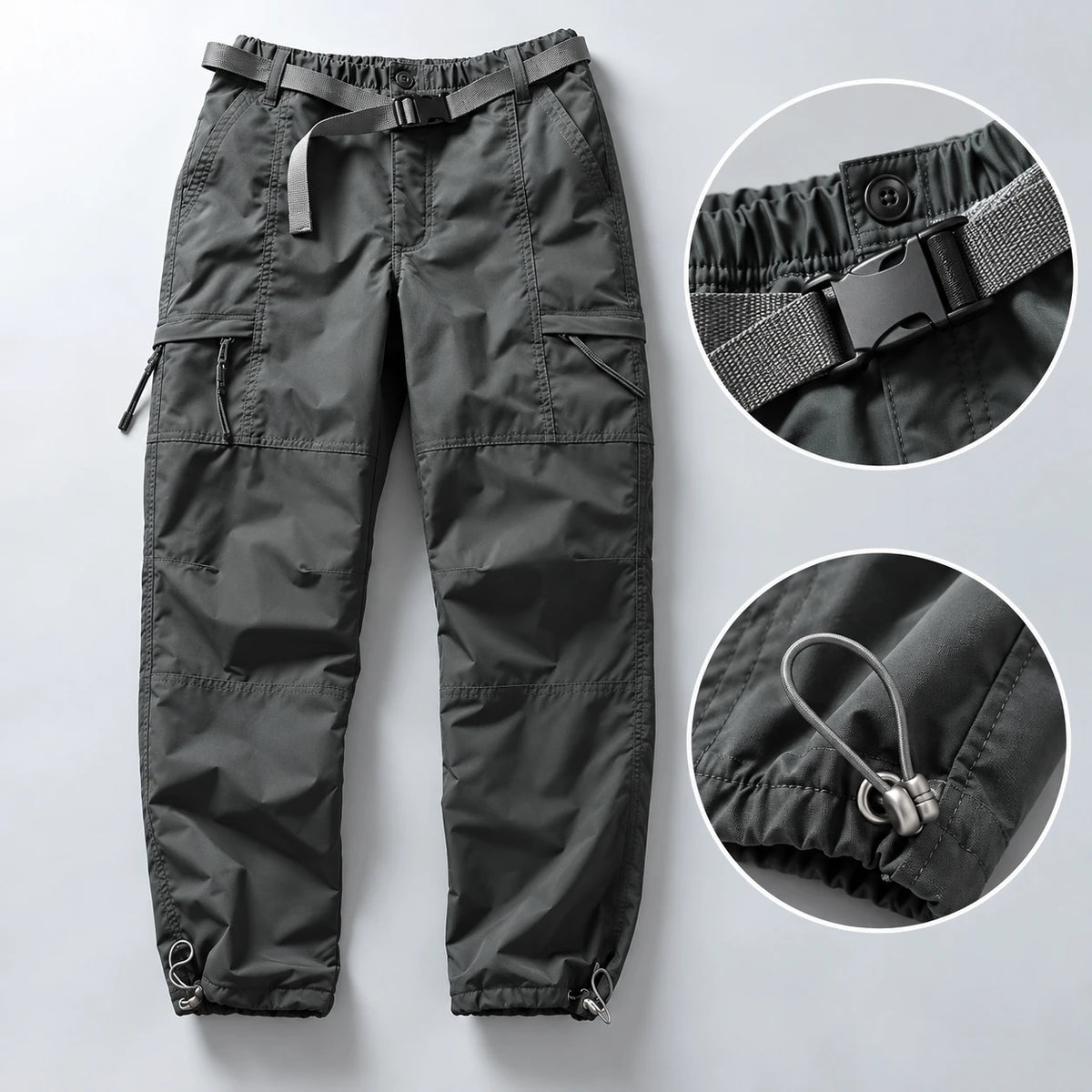 BORMIO | Fleece-Lined Cargo Pants
