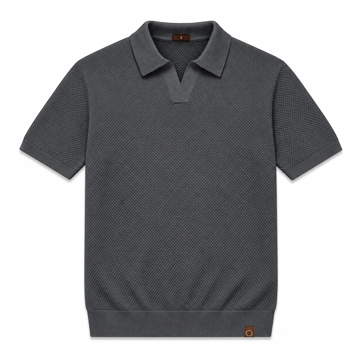 LINO II | Waffle Knit Polo Shirt