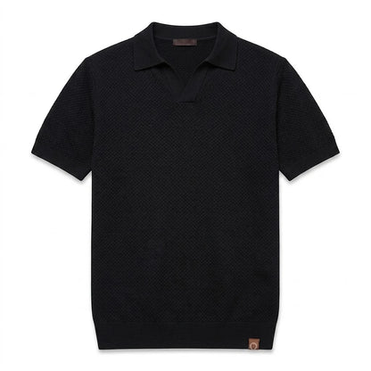 LINO | Waffle Knit Polo Shirt
