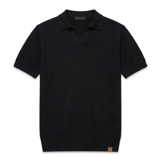 LINO | Waffle Knit Polo Shirt