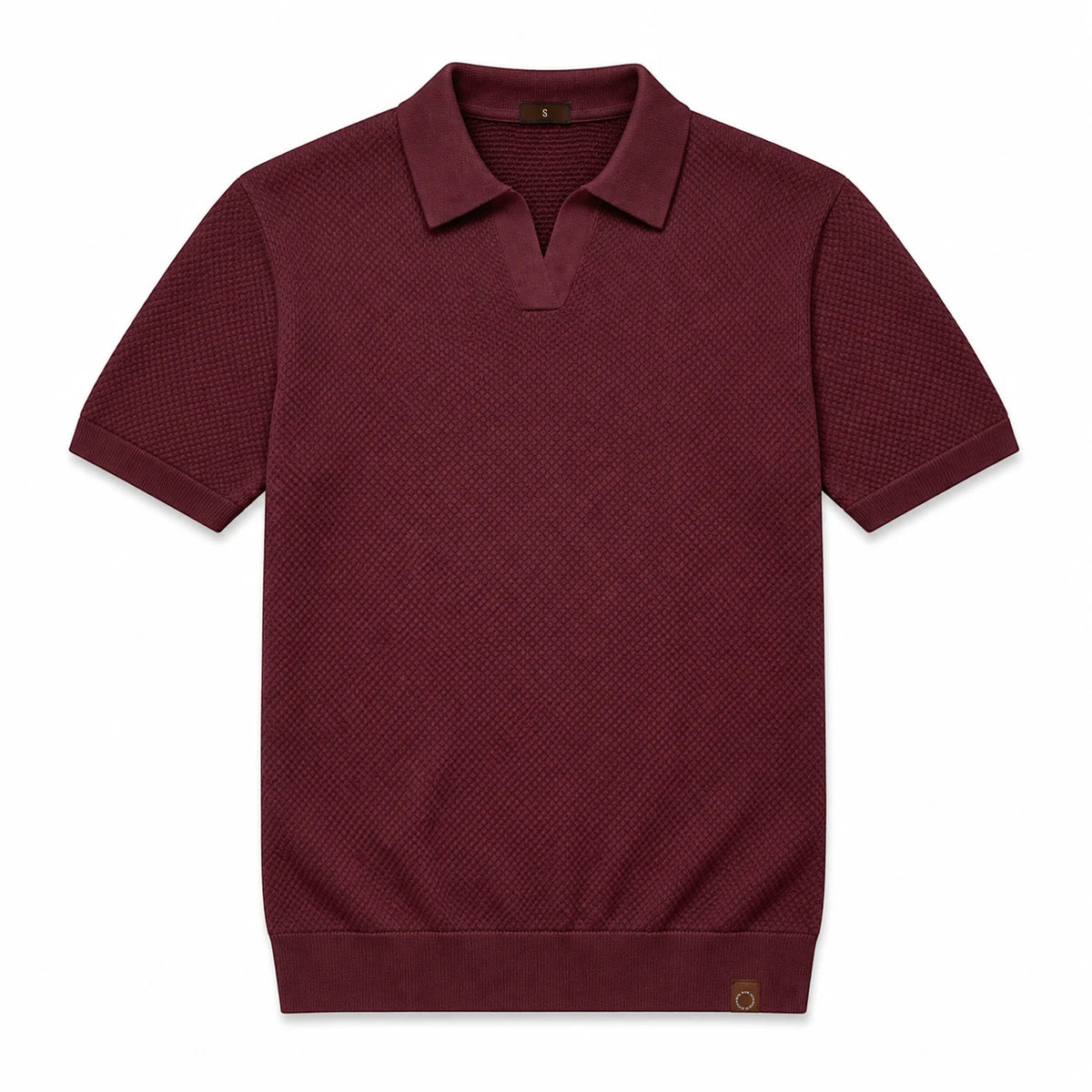 LINO II | Waffle Knit Polo Shirt