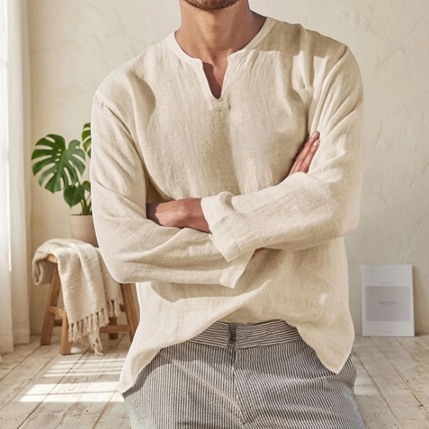 Theo | Casual Linen Shirt